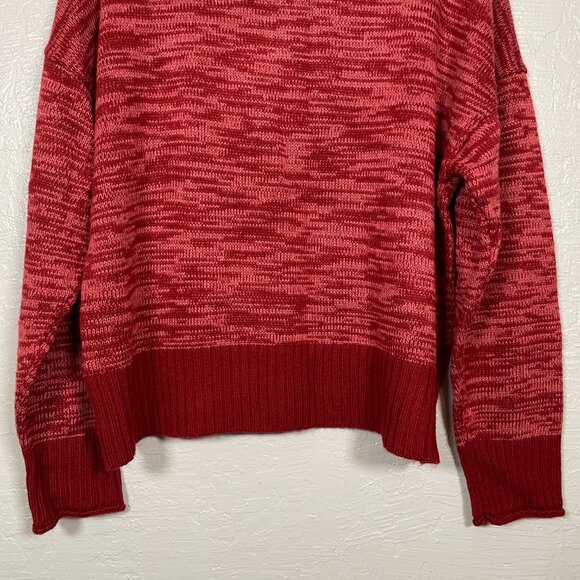 Lularoe Women XL Maroon Red Heathered Harper Sweater Knit Long Sleeve Stretch - Picture 7 of 9